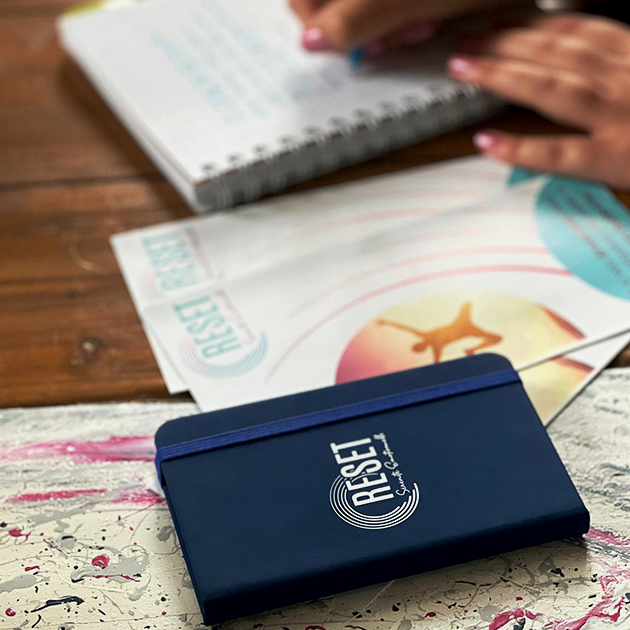 Photo carnet Reset expliquant le concept de Reset
